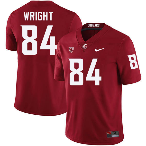 Landon Wright WSU Cougars Jersey.Washington State Cougars #84 Landon Wright Jersey Youth-Crimson
